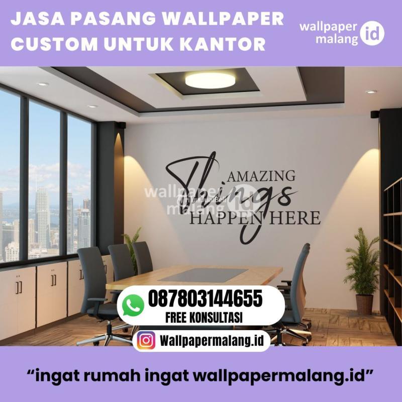 Jasa Pasang Wallpaper Custom - Malang 