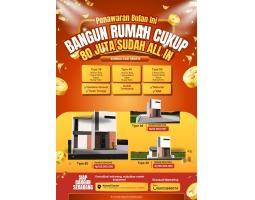 Bangun Rumah Cukup 80 Juta Sudah All In Tipe 36 Baru - Bantul