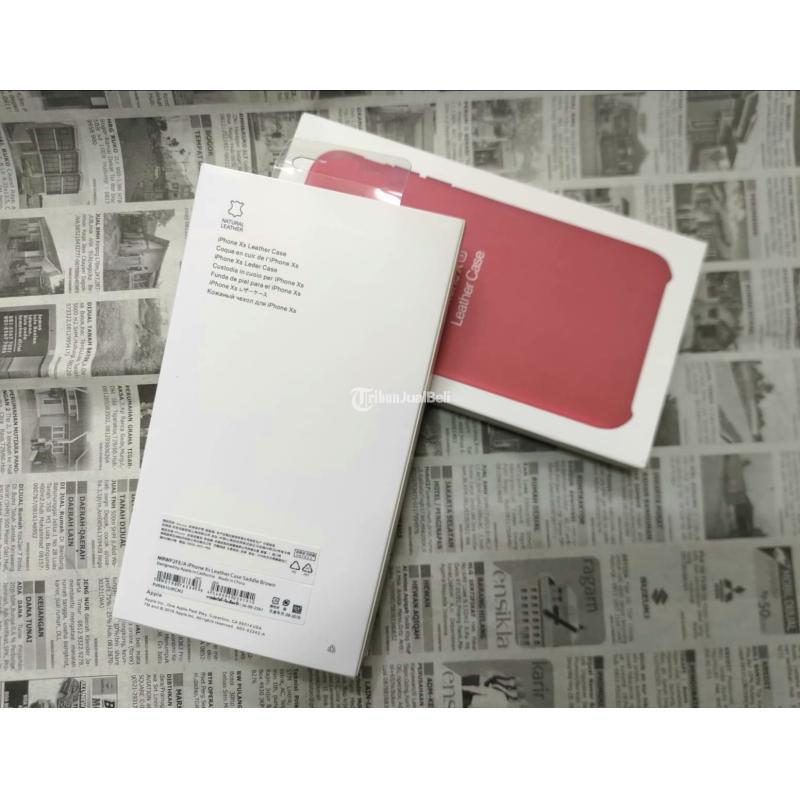 Leather Case iPhone Xs New Sarung Leather Case - Jakarta Pusat