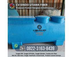 Tangki STP Limbah Pabrik Fiberglass Awet Puluhan Tahun - Seruyan