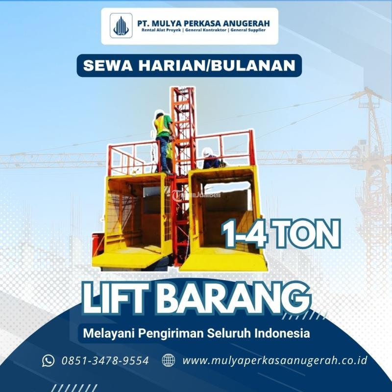 Rental Lift Barang 1-4 Ton Murah Berkualitas - Bekasi 