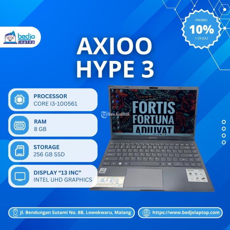 Laptop Bekas Axioo Hype 3 Core I3-100561 RAM 8GB SSD 256GB - Malang Kota