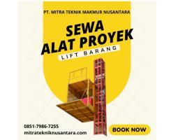 Sewa Lift Barang Proyek Kapasitas 2-4 Ton, Single And Double Cabin - Bali