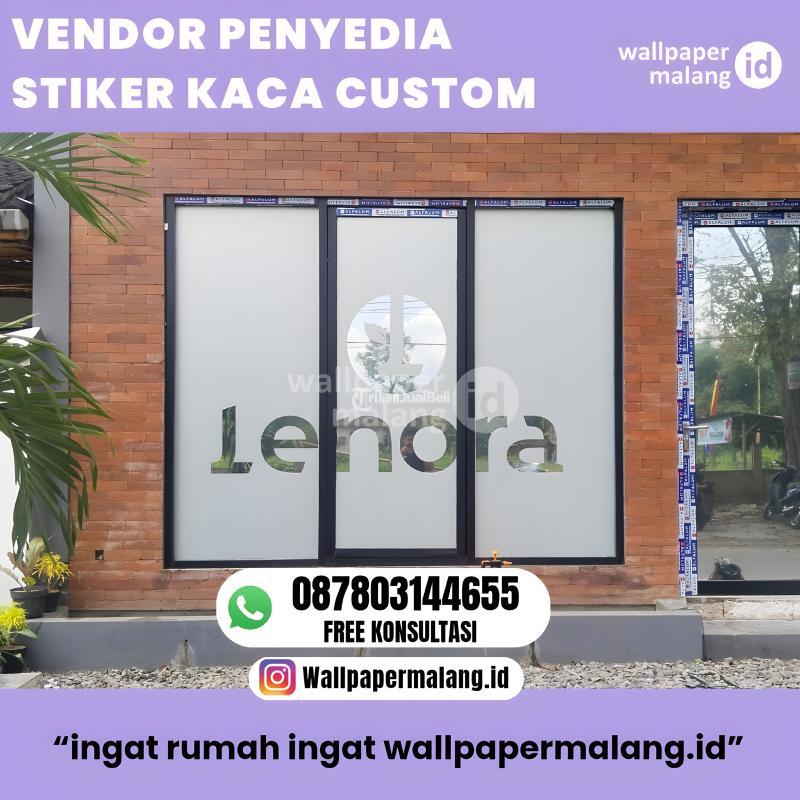 Vendor Penyedia Stiker Kaca Custom - Malang Kota