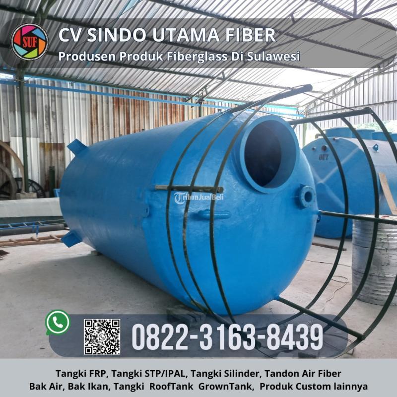 Standart Tinggi, Tangki Fiber Silinder Solusi Tepat untuk Proyek Bangunan - Bone