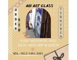 Pusat Kaca Patri Grafir Inlay Gereja - Biak Numfor