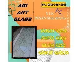 Kerajinan Kaca Patri Grafir Inlay Gereja Biak Numfor - Papua