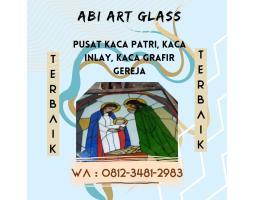 Kaca Patri Grafir Inlay Gereja - Biak Numfor