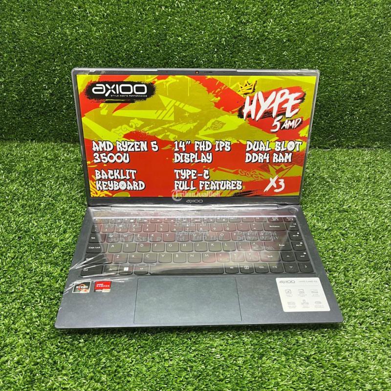 Dijual Laptop Bekas Axioo, Processor Amd Rizen 5, Fhd 14 Inch, Ram 8 Gb, Ssd 256 Gb - Makassar