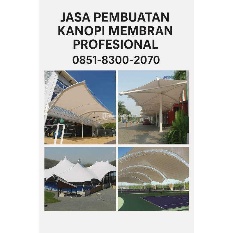 Jasa Canopy Membrane Rumah Biaya Terjangkau - Malang 