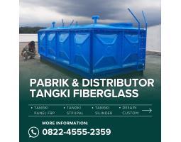 Pabrik Tangki Fiberglass Dilapisi Anti UV - Padang Pariaman