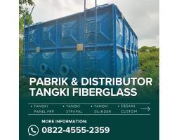 Tangki Fiberglass Tangki Tanam atau Atas Silinder Tandon Air - Pesisir Selatan