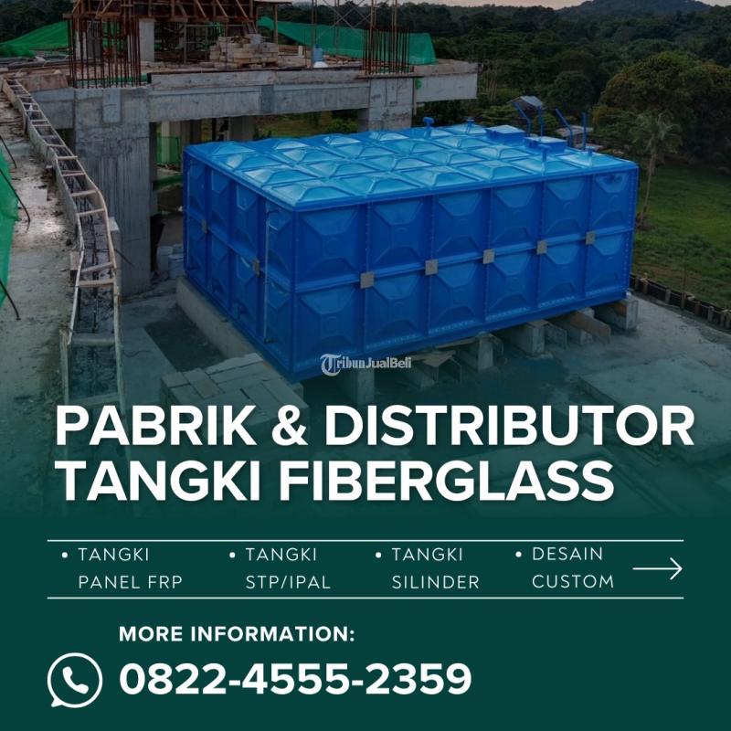 Tangki Fiberglass Original Panel FRP - Sawahlunto