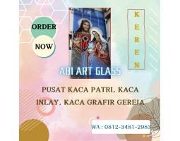 Kaca Stained Kaca Patri Grafir Inlay Gereja - Biak Numfor