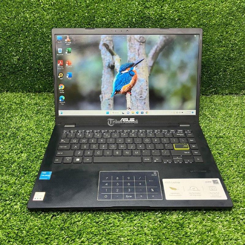 Dijual Laptop Bekas, Asus E410k, Processor Intel N4500, Fhd 14 Inci, Ram 8 Gb, Ssd 256 Gb - Makassar