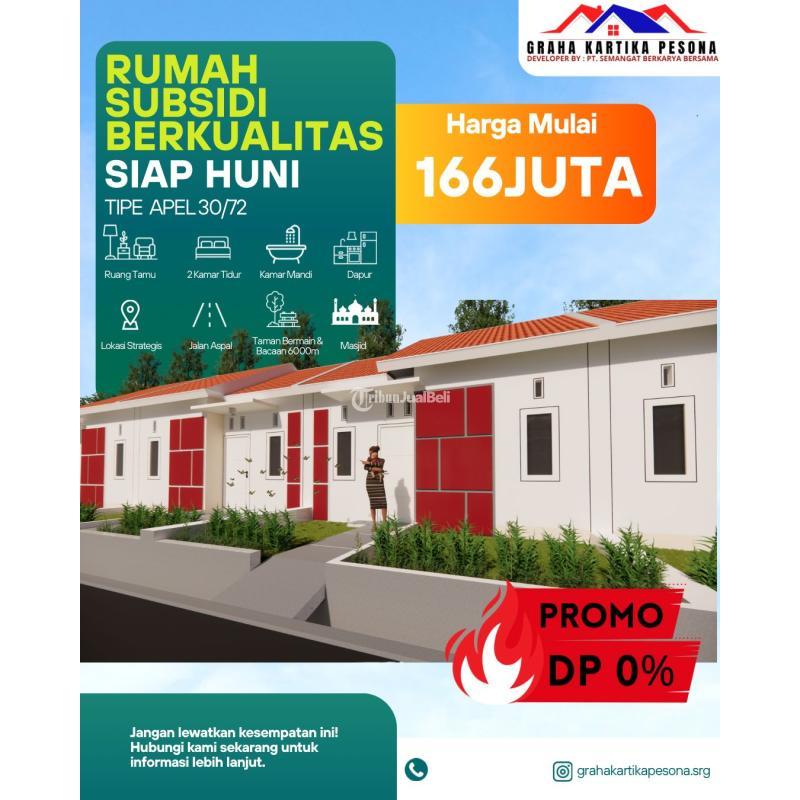 Jual Rumah Subsidi Terbaik Tipe 36 Baru Graha Kartika Pesona - Serang