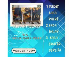 Kaca Mozaik Kaca Patri Inlay Grafir Gereja - Biak Numfor