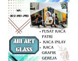 Kaca Lukis Kaca Patri Inlay Grafir Gereja - Biak Numfor
