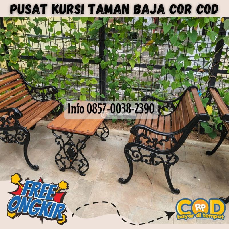 Bangku Taman Besi Tempa Furniture Aesthetic - Gianyar