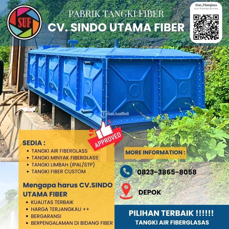 Penjualan Roof Tank Panel FRP Tandon Air Proyek Hotel  Industri Anda - Depok