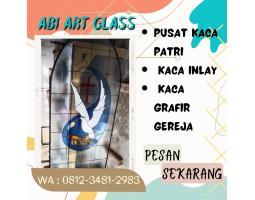 Kaca Timah Kaca Patri Inlay Grafir Gereja - Biak Numfor Papua