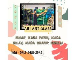 Kaca Seni Kaca Patri Inlay Grafir Gereja - Biak Numfor