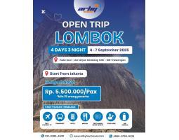Paket Tour Gabungan Lombok 4 Hari 3 Malam - Jakarta Pusat