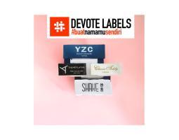 Cetak Label Woven Damask Devotelabels - Nias  