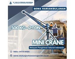Sewa Mini Crane 500Kg - 2 Ton Berkualitas Murah - Samarinda