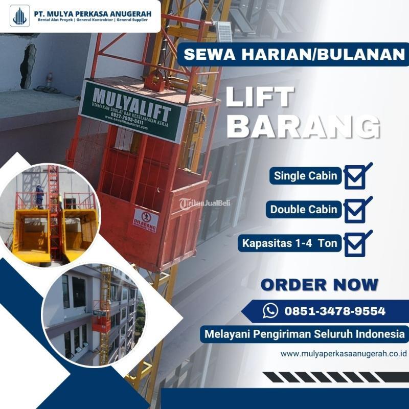 Sewa Lift Barang Jakarta Pusat 1-4 Ton Murah Berkualitas - Jakarta Pusat