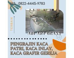 Produksi Kaca Patri Grafir Inlay Gereja - Jayapura Papua