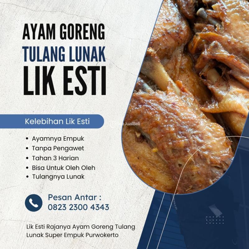 Paket Lengkap Ayam Goreng Tulang Lunak Nasi Hangat Sambal Cuma di Sini - Banyumas