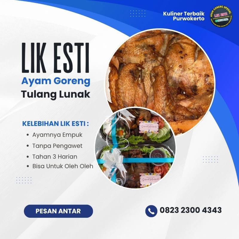 Paket Lengkap Ayam Goreng Tulang Lunak Nasi Hangat Sambal Cuma di Sini - Banyumas