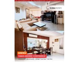 Dijual Termurah Apartemen Taman Anggrek Condominium Low Floor, 3 Bed, Fully Furnished - Jakarta Barat