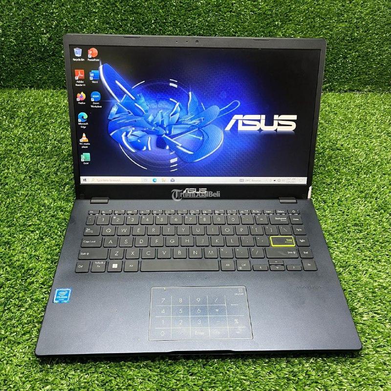 Dijual Laptop Second, Asus Vivobook E410m, Processor Celleron N4020, Fhd 14 Inch, Ram 4 Gb, Ssd 128 Gb - Makassar