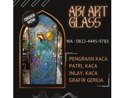 Kaca Patri Grafir Inlay Gereja - Keerom Papua