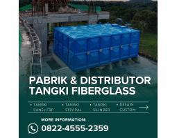 Tangki Fiberglass Anti Lumut Karena Tidak Tembus Sinar UV - Labuhanbatu Selatan