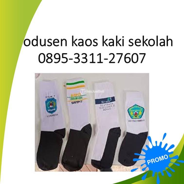 Kaos Kaki Pendek Pabrik Kaos Kaki Logo Sekolah Untuk Madras - Mojokerto Kota