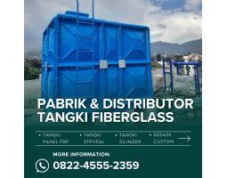 Tangki Fiberglass Panel FRP Kotak Kap. 10 sd 100 m3 - Nias Selatan