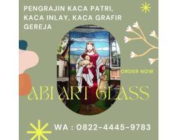 Kaca Patri Grafir Inlay Gereja - Keerom 