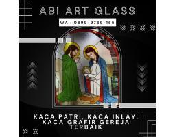 Produksi Kaca Patri Grafir Inlay Gereja - Keerom