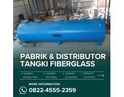 Tangki Fiberglass Memiliki Sistem Knock Down - Pematang Siantar