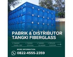 Tangki Fiberglass Mengunakan Bahan yang Tahan Panas dan Hujan - Samosir