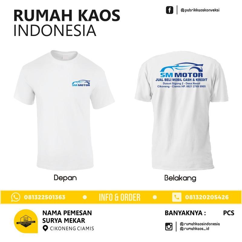 Kaos Custom Murah dan Berkualitas - Binjai
