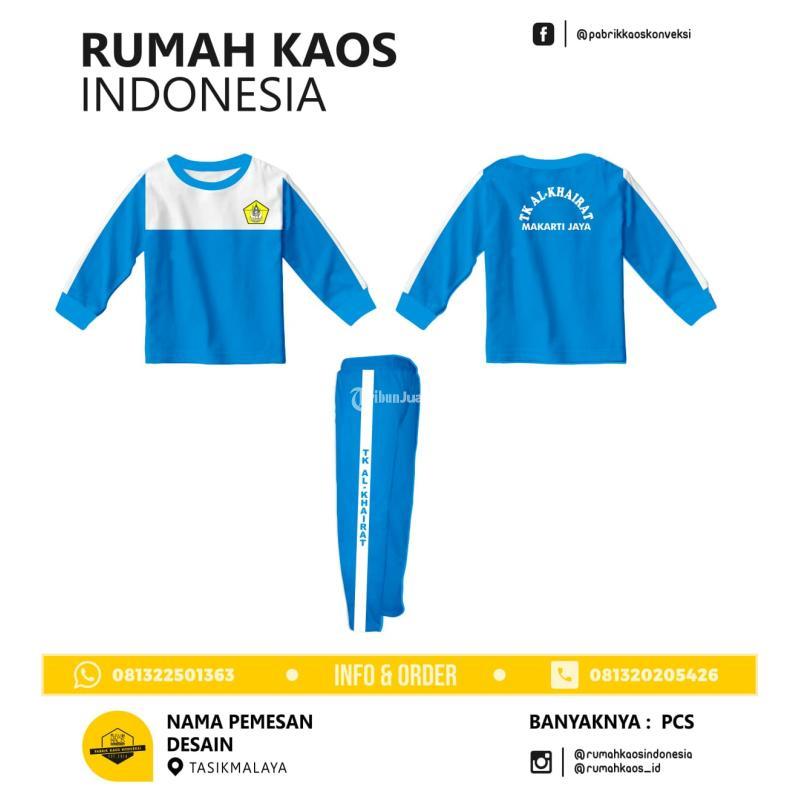 Termurah Seragam Sekolah Bakam Kaos Sablon Olahraga - Bangka