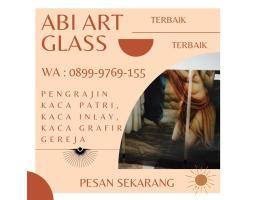 Kaca Patri Grafir Inlay Gereja - Yapen Papua