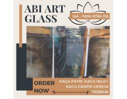 Produksi Kaca Patri Grafir Inlay Gereja - Yapen Papua