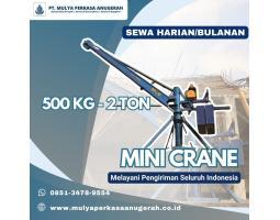 Sewa Mini Crane 500 Kg - 2 Ton Murah Berkualitas - Balikpapan 