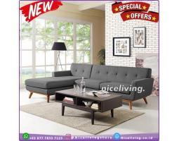 Sofa Tamu L Plus Minimalis Terbaru Kursi Tamu Sudut Modern Furniture - Jepara