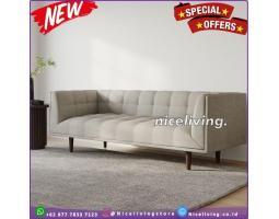 Sofa Tamu Minimalis Plus Kursi Sofa Kayu Jati Model Furniture - Jepara